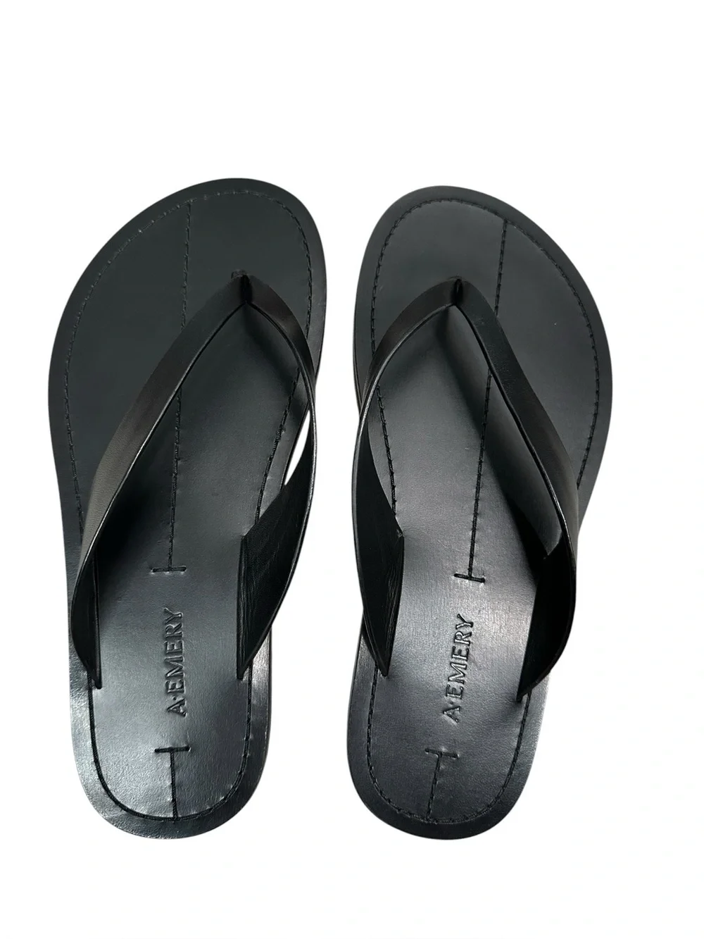 A.Emery Flora leather thong sandals